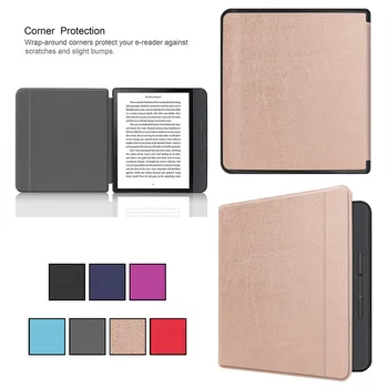 

Ultra slim design and stylish Leather Cover For Kobo Forma 8Inch Protection Case 2019 With Auto Sleep/Wake 18.3x16.5x1CM#T3