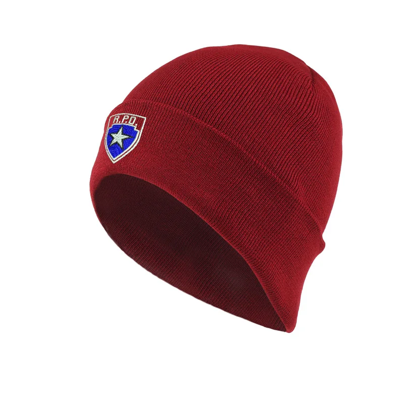 Resident RE2 RPD Cap Embroidered Hat Fashion Game Beanie Knitted Winter Hat Cosplay Accessory Gifts