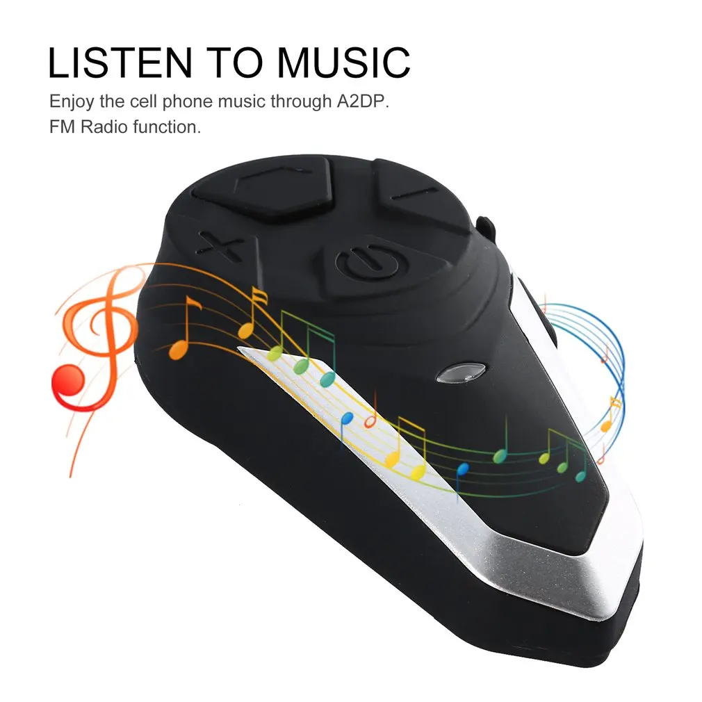 Горячий BT-S3 1000 м беспроводной Bluetooth домофон FM гарнитура портативный мини переговорный мотоцикл BT переговорный мотоциклетный шлем