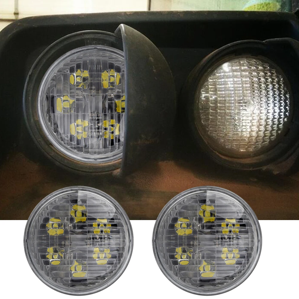 Kit de phares avant LED ronds MASSEY FERGUSON