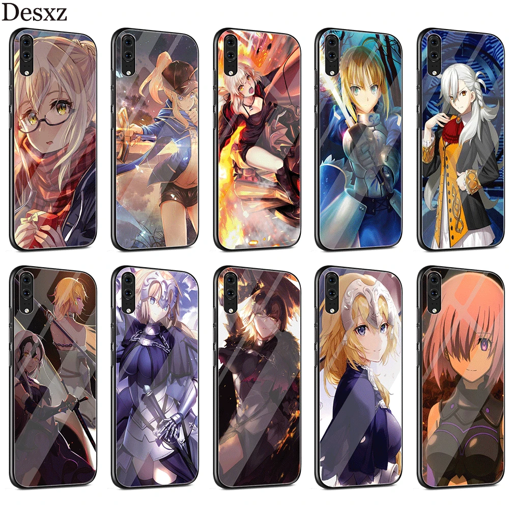 Fate Grand Order чехол из аниме стекло для huawei P30 P10 P20 Pro P Smart mate 10 20 Lite Y6 Y9 Honor 7A 8X9 Чехол |