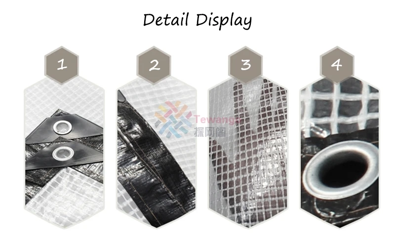 Green Plants and Flowers Shelter Balcony Waterproof Rain Tarp Durable Shade Sail Greenhouse Keep Warm Film