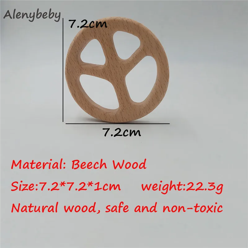 Peace sign-50pcs 50 шт. Натуральный Бук деревянный Прорезыватель натуральные ручной работы деревянные Прорезыватели DIY деревянные персонализированные подвесные Экологичные детские игрушки - Цвет: Peace sign-50pcs