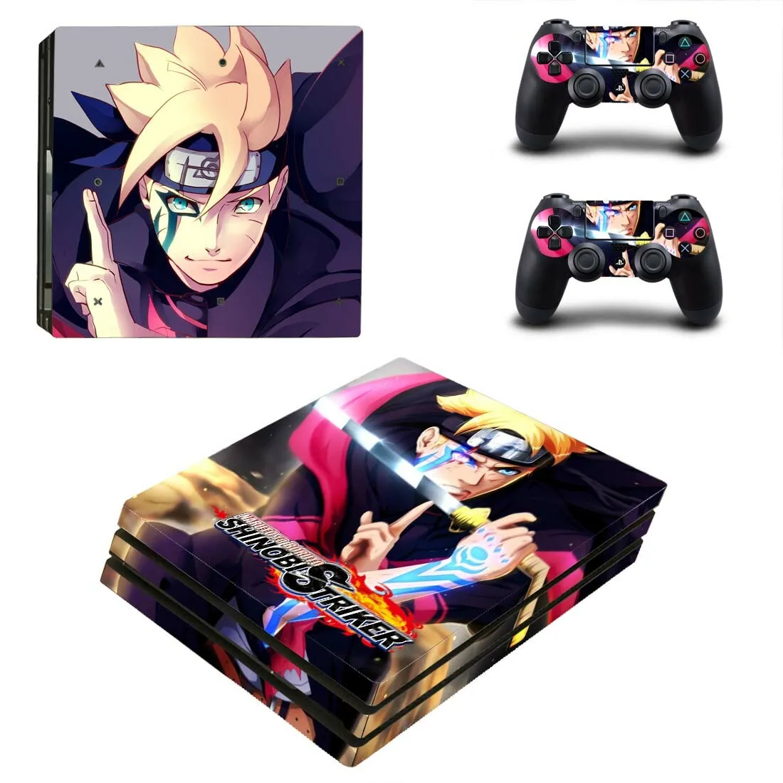 Наруто для Boruto Shinobi Striker PS4 Pro наклейка s PS 4 Pro Виниловая наклейка для playstation 4 Pro консоль и контроллер