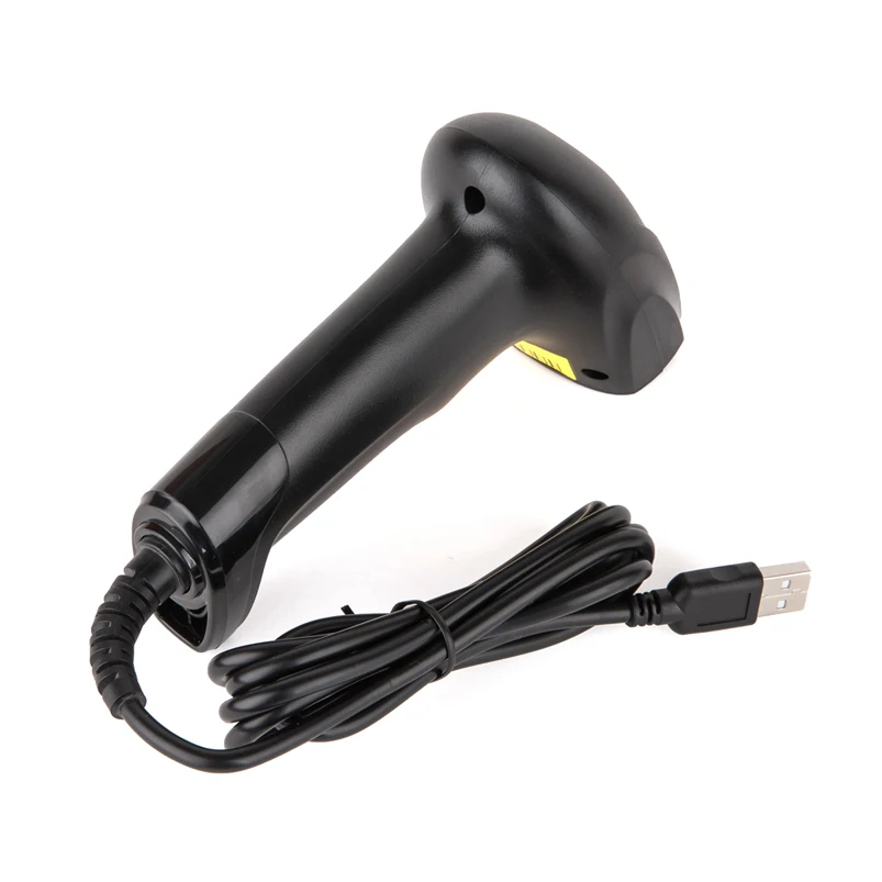 Cheapest 1DLaser handheld barcode scanner Wired barcode reader with USBinterface wireless scanner with memory gun reader