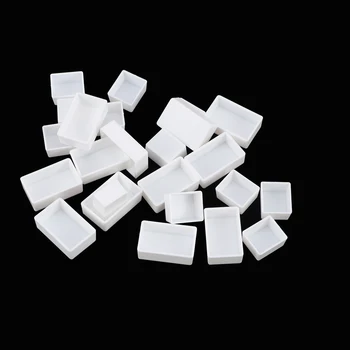 

6/12/24pcs Empty Full/Half Pan White Half Pans Paint Plastic Watercolor Paint Grid Half Pans Artists Palette Art Supplies