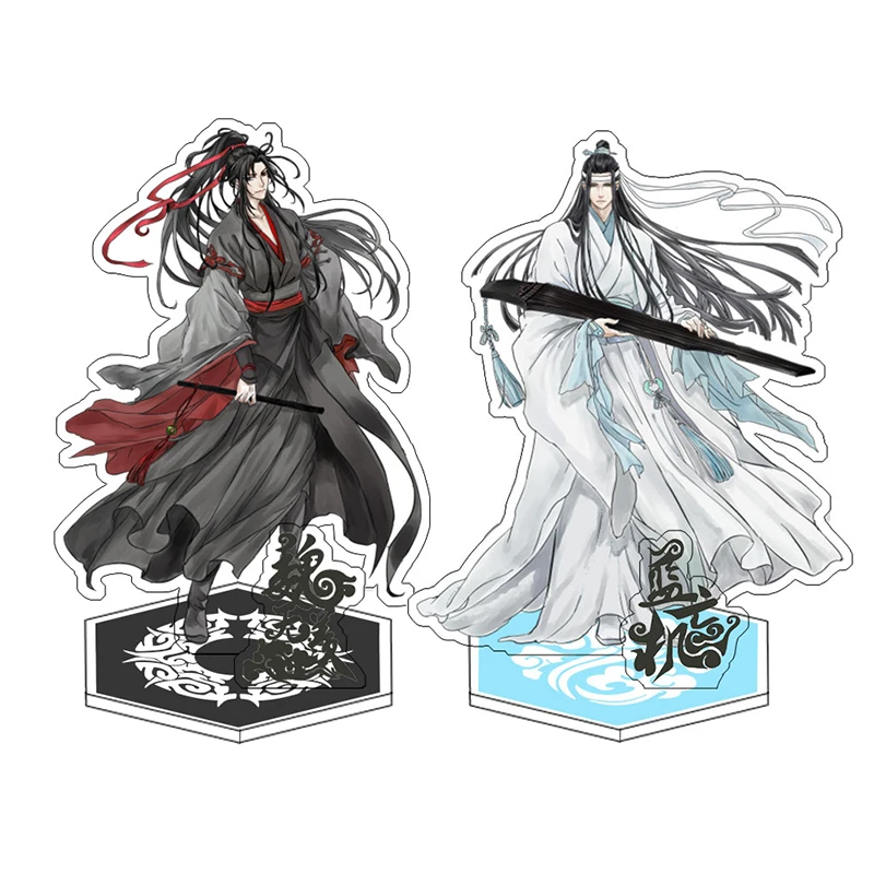 

Anime Mo Dao Zu Shi Humanoid Standing Board Acrylic Cartoon Image Model Plate Chen Qing Ling Wei Wuxian Lan Wangji Standing Sign