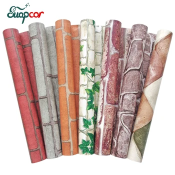 

0.45x5M Brick Pattern Wallpaper PVC Adhesive Waterproof Washable Background Wall Restaurant Hostel Store Decoration Wall Sticker