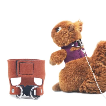 

1pc 170cm Cotton Small Pet Velcro Tape Leashes Squirrel Guinea Pig Rabbit Mink Outdoor Walking Traction Rope Harnesses Belt