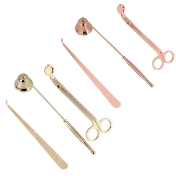 

Candle Snuffer Candle Accessory Set, Best Gift with Wick Trimmer, Wick Dipper and Bell Snuffer