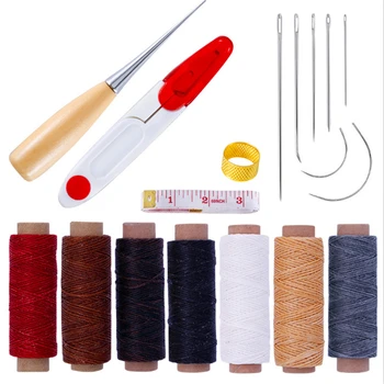 

1 Set Sewing Needle Awl Leather Leather Craft Tools Stitching Awl Sewing asseccories Leathercraft Shoe Repair Tools handwork