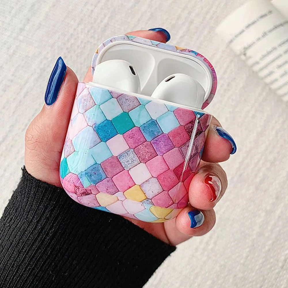LAPOPNUT Роскошный милый чехол для наушников Apple AirPods 1 2 Гладкий пылезащитный гибкий