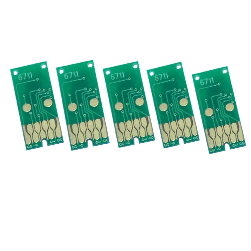 5 шт. чип для резервуара чернил Epson WF-3520 3530 3540 7510 7520 3620 3640 7110 7610 7620 7710 7720 7715 7210 |