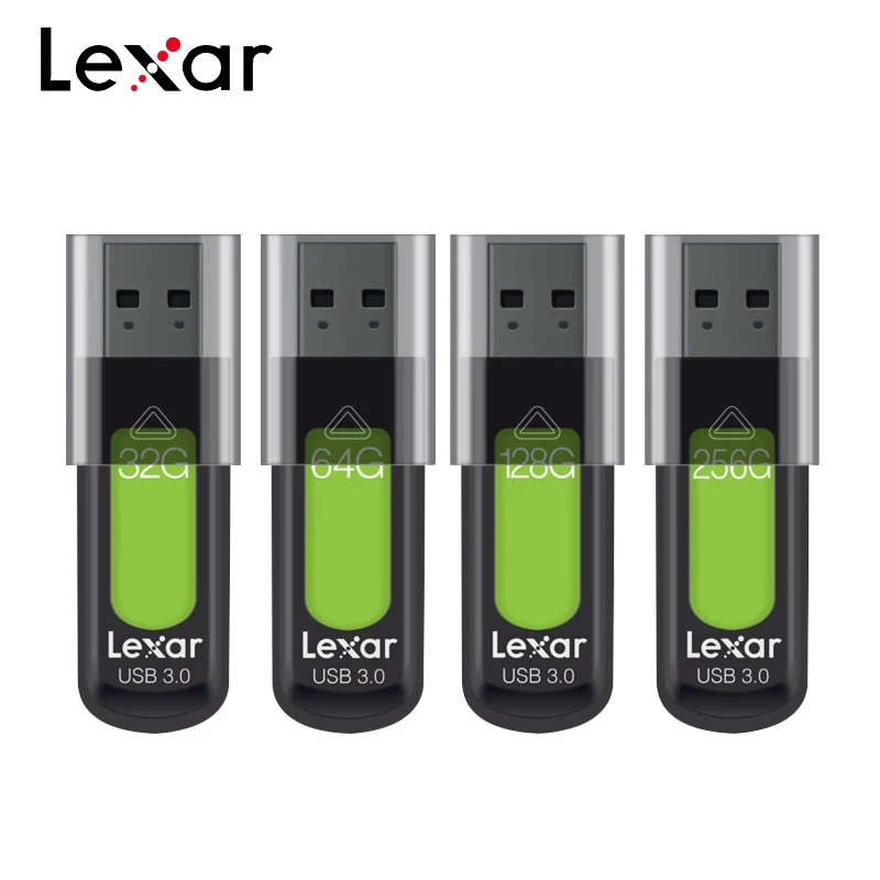 Lexar JumpDrive S57 флеш-накопитель USB 3,0 диск 32 Гб 64 Гб 128 ГБ 256 ГБ флеш-накопитель совместимый с флешкой U диск для ПК и Mac систем