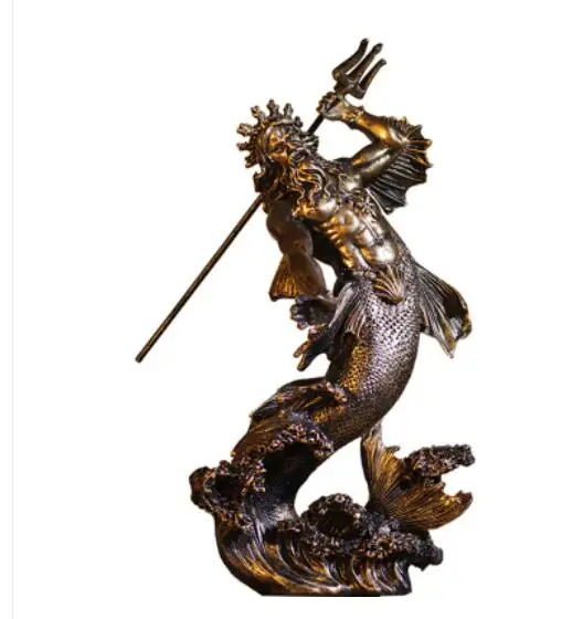 フィギュア、神話シリーズの、ギリシャ神話、海の神ポセイドン Amazon.co.jp: KKLT ギリシャ神話 ポセイドン像 ギリシャの海の