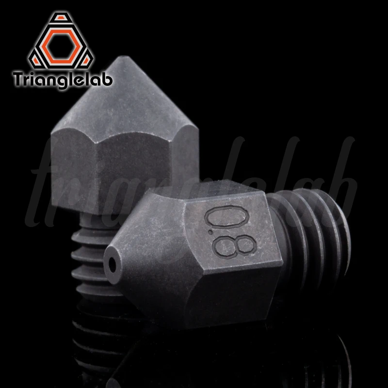 Trianglelab-bico de Aço Endurecido para Impressoras 3d Alta Temperatura Rosca m6 Filamento de 1.75 mm para Impressoras 3d Hotend Cr10 Etc Mk8 - Imagem 2