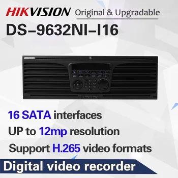

English-Ver DS-9632NI-I16 NVR 32CH Support 12MP Camera 16SATA for 16HDDs HMDI 4K NVR RAID CCTV System