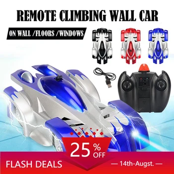 

Remote control car climbing RC car with LED lights 360 degree rotating trick toy machine rc car children Christmas gift