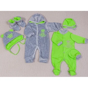 

Комплект 6-ти предметный для новорожденного Одежда для новорожденных