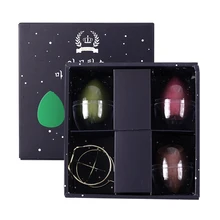 Практичный набор сочетаний яиц красоты губка-тыква шар для макияжа спонж для макияжа яйцо Макияж инструмент