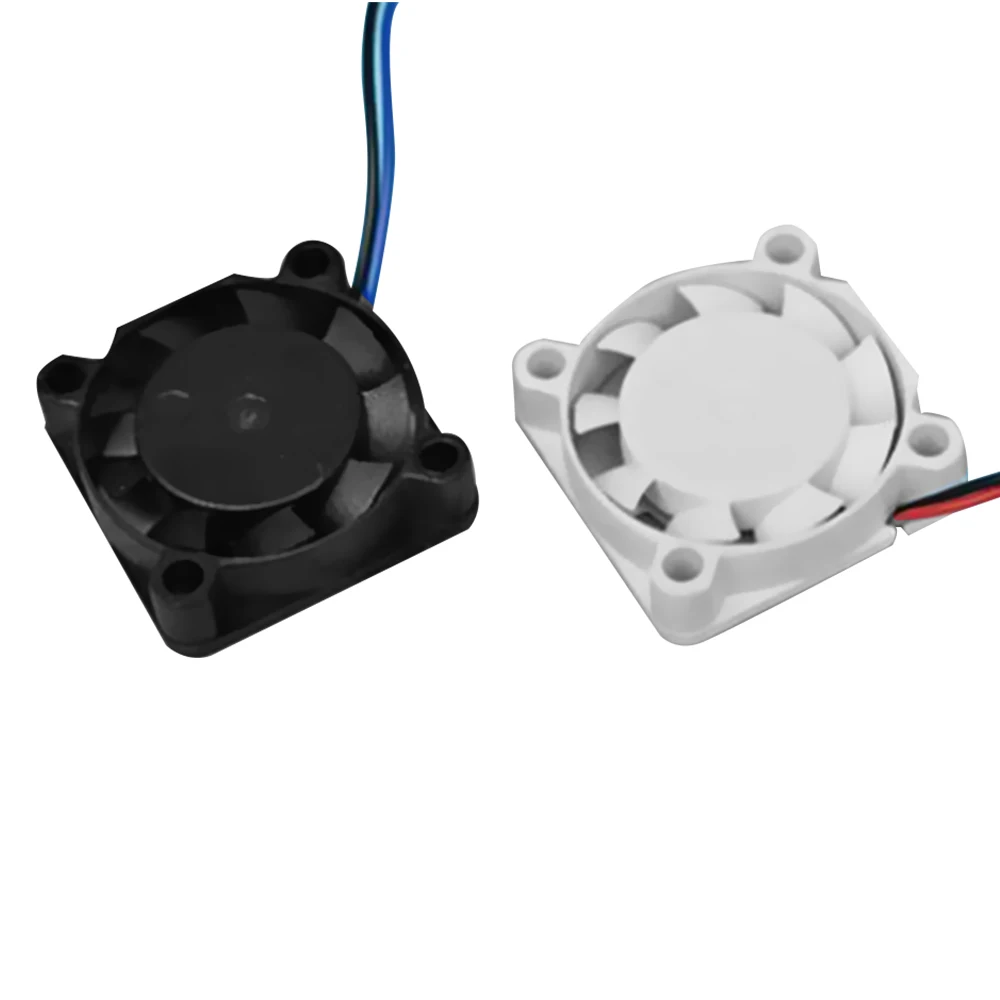 1PCS Micro Mini Brushless Fan DC5V Mute High Air Volume Heat Sink 2507 DC 5V-9V 20500RPM Black White Small Cooling 25*25mm |