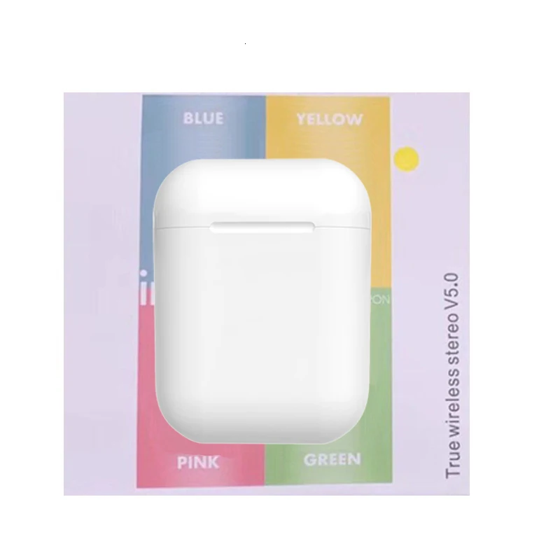 I12 мини-наушник bluetooth TWS беспроводные наушники оригинальные Macaron 5,0 наушники 3D стерео гарнитура спортивные наушники для смартфона