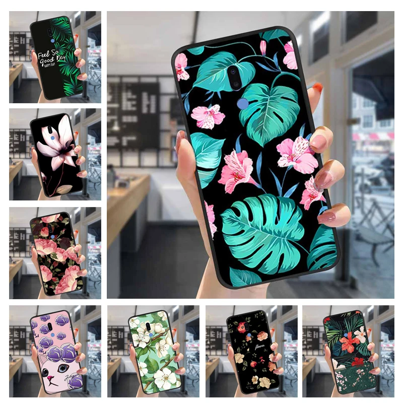 Relief Case For Meizu M6 Note Flower Emboss Silicone Covers M6T M5 M5C Pro 7 Plus Cases Floral Coque Capa | Мобильные телефоны и