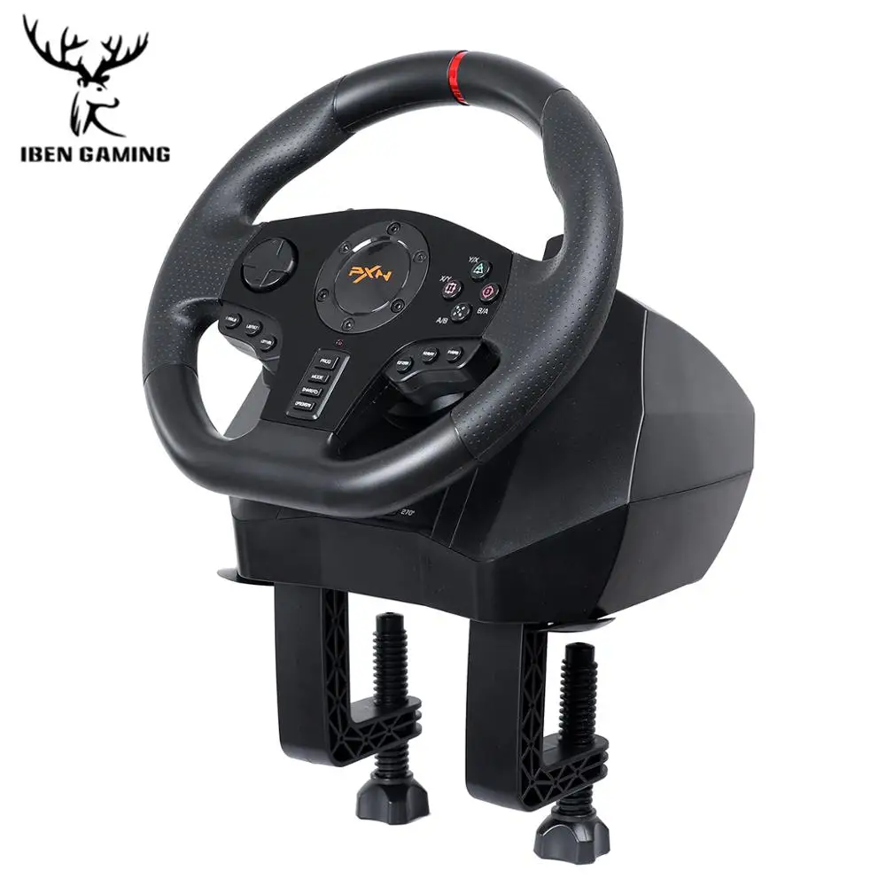  PXN V900 Gamepad Controller Gaming Steering Wheel PC Mobile Racing Video Game Vibration For PC/PS3/