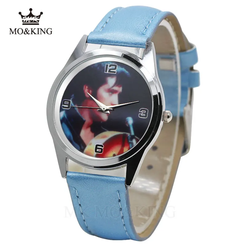 Новинка Изысканные модные наручные часы Elvis для начальной и средней школы Черный