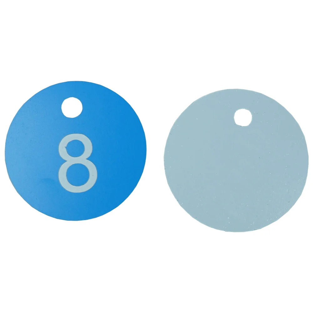Round Number Tag Beekeeping Beehive Husbandry Farm Numbered Label Livestock Breeding Animal Markers Classification Sign