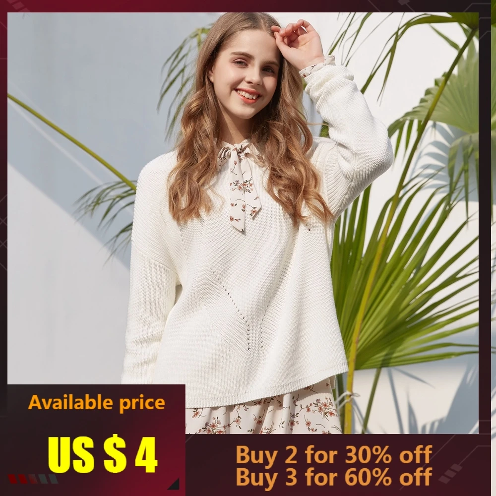 

Metersbonwe 2019 Cotton Knitted Sweater Women Pullovers Turtleneck Autumn Winter Basic Women Sweaters Korean Style Slim Fit