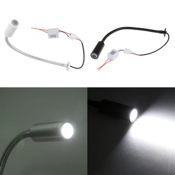 

Wall Mount Adjustable Reading Light LED Gooseneck Chart Lamp DC 12V 2W 150LM