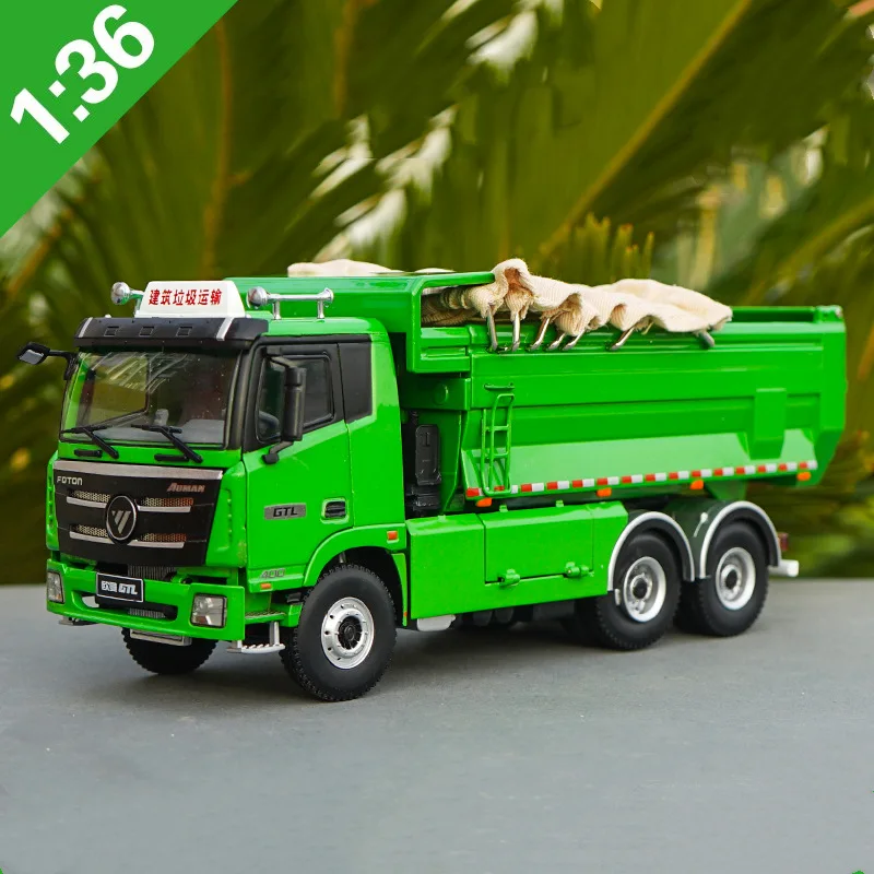 

Boutique 1:36 Fukuda Daimler Auman GTL muck model,simulation die-cast dump truck model,advanced collection gifts,free shipping