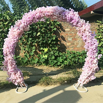 

2.1m round flower arch metal stand Backdrop for Wedding Centerpiece Decoration Table Centerpiece Modern Decor Floral Arrangement