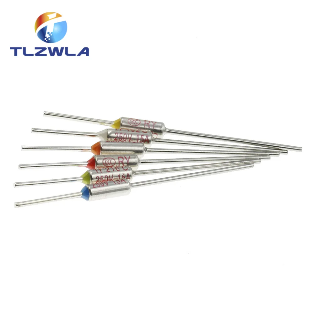 Lot De 3 Fusibles Thermiques TF 172°C 250V 10A - Référence RY-172, Neufs Sous Blister