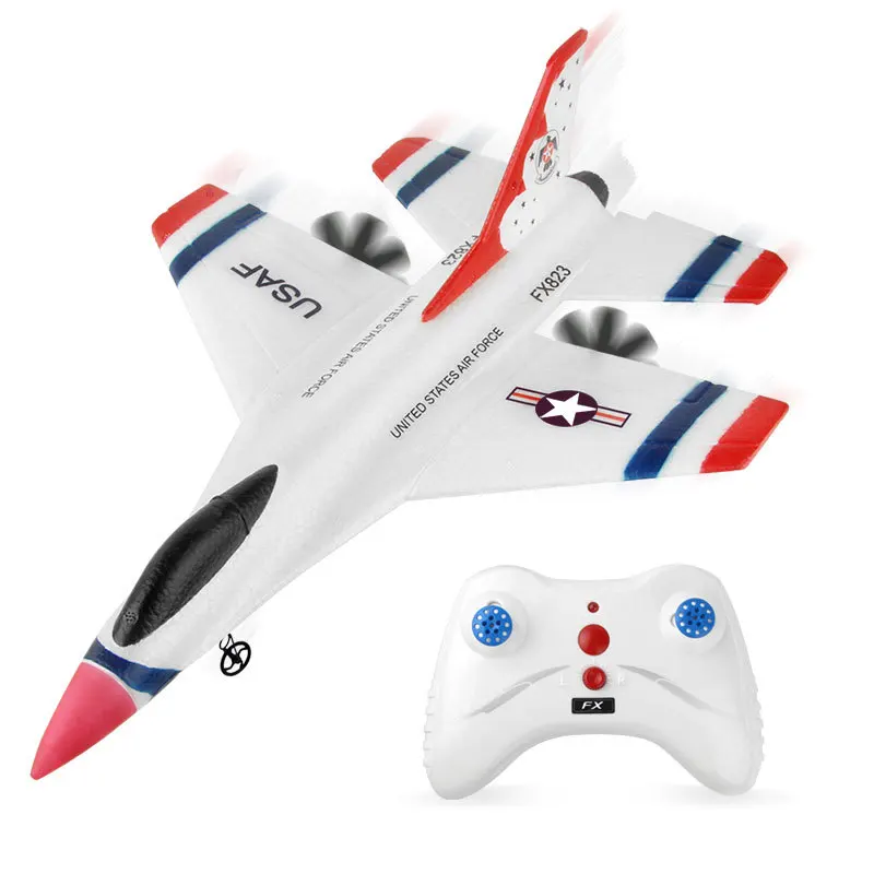 

Cross Border FX-823 Remote Control Aircraft F16 Fighter Plane Glider Fixed-Wing Drop-resistant Foam Electric Airplane Model Toy