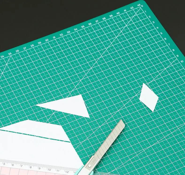 A3 A4 5 PVC Cutting Mat Workbench Patchwork Cut Pad Sewing Manual DIY Knife Engraving Leather Cutting Board Single Side Underlay