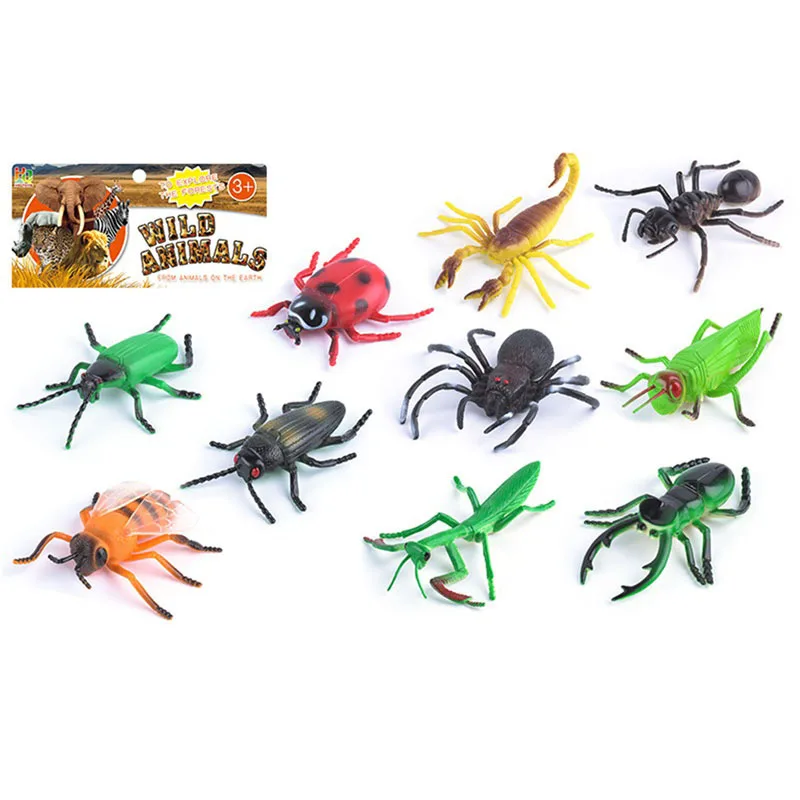 

Cross Border Hot Selling Model Insect Model Animal Furnishings Sand Table Scene Children Science Cognitive Animal Model Multi--
