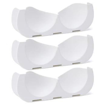 

3pcs/Set Bra Storage Boxes Protector Shape Case Underwear Lingerie Swimsuit Bags Home Storage And Organization