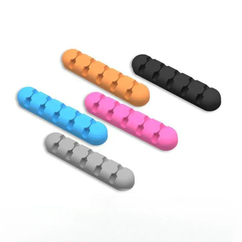 Органайзер для кабеля, силиконовый usb-кабель, намотка, настольный, аккуратный, управление, зажимы, держатель кабеля для MP3 MP4, мышь, провод для наушников