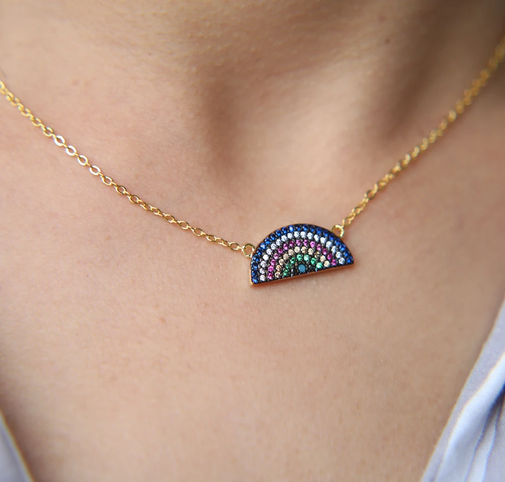 Ожерелье с кулоном из бирюзы 3 цвета|stone pendant necklace|pendant necklacenecklace for girls |