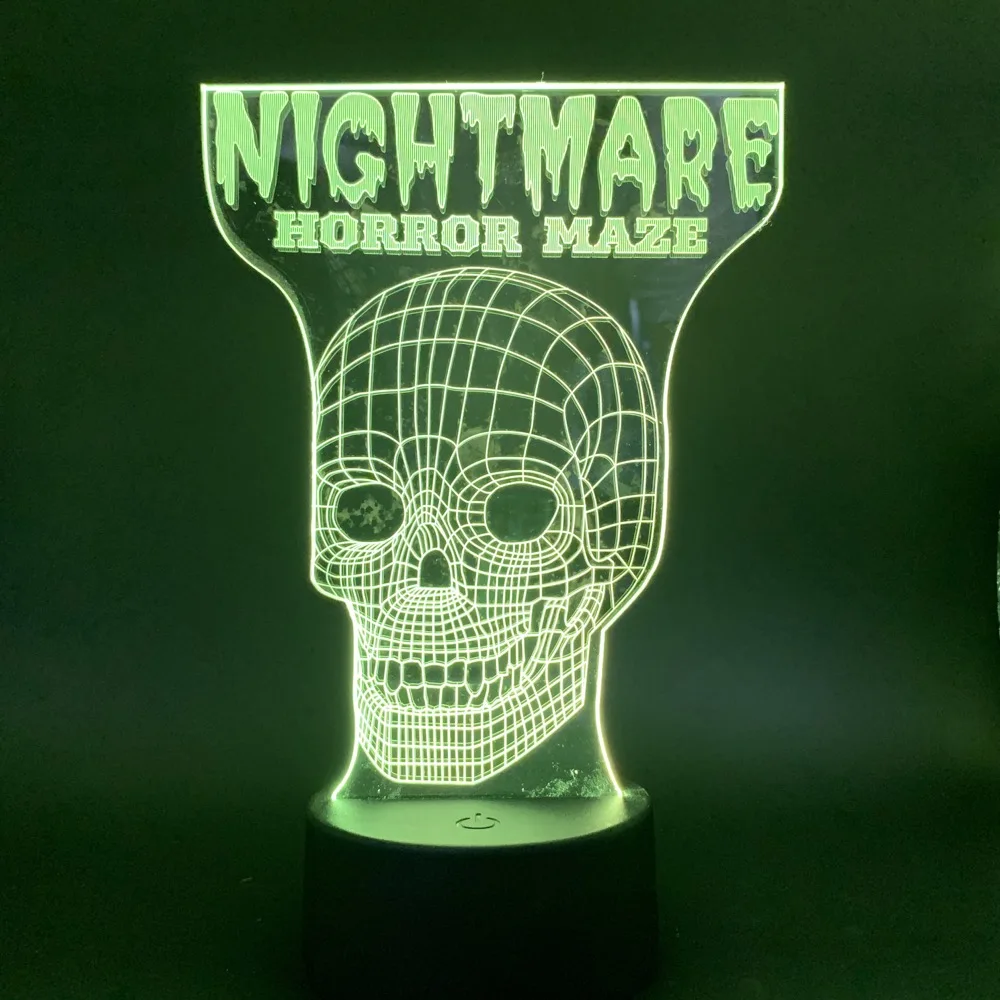 Ночник USB Lampara 3D лампа визуальный свет effece ночник светодиодный для мальчика подарок младенческой Ночной свет изменение цвета ночные светильники