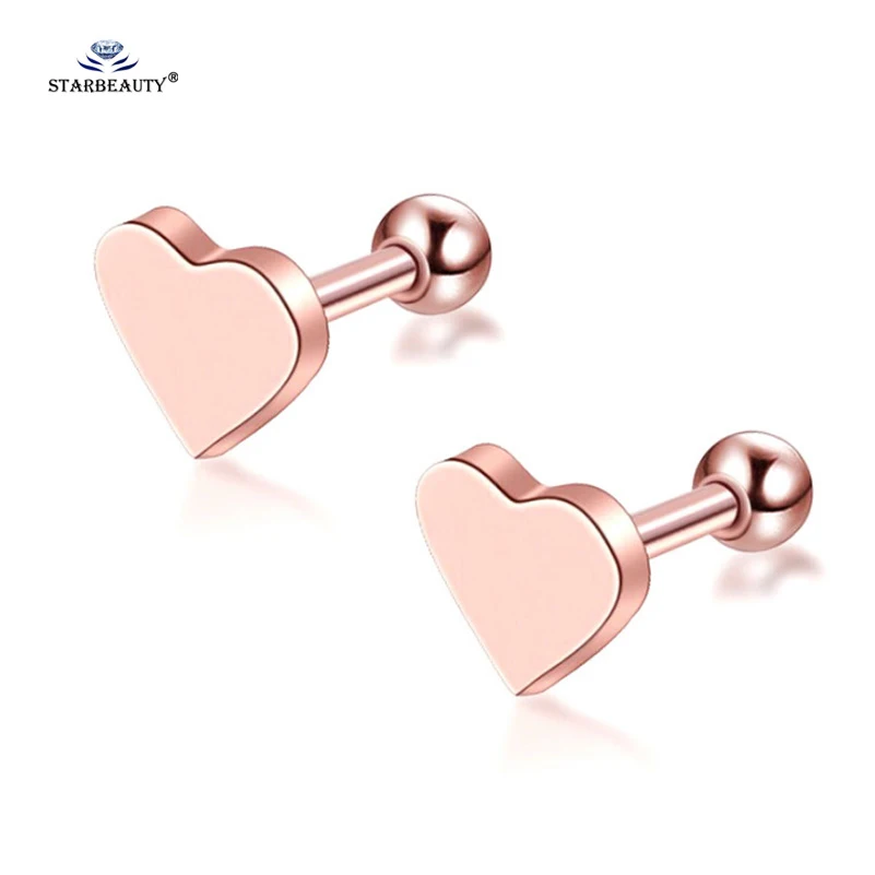 Starbeauty 2 шт./лот пирсинг в виде сердца для пупка розовое золото ювелирные изделия