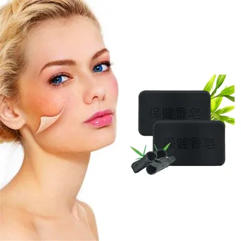 

Natural Ingredient Tourmaline Antiacne Moisture Soap Anti Blackhead Healthy Care Active Energy Bamboo Charcoal Bactericidal Soap
