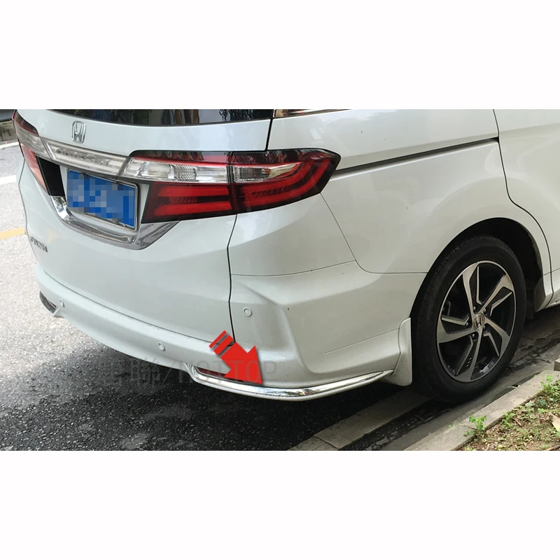 2 шт./компл. хром задняя противотуманная фара лампа Накладка для Honda odyssey высокого