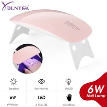 YBLNTEK Lamp for Nails LED UV Lamp Mini Nail Dryer 45s/60s Timer Lamp for manicure 9W Dry Nails Gel Manicure
