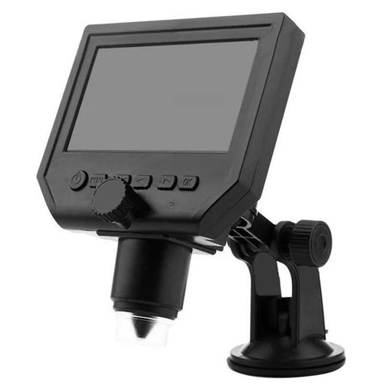 Mustool G600 Digital Portable 1-600X 3.6MP Microscope Continuous Magnifier with 4.3inch HD LCD Display