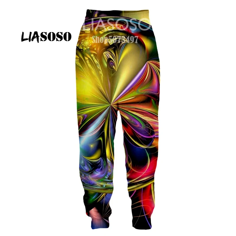 LIASOSO, 3d принт, мужские, женские, Мультяшные штаны, полная длина, спортивные штаны, повседневные, цветные, зимние штаны, аниме, милые, повседневные, забавные - Цвет: 7