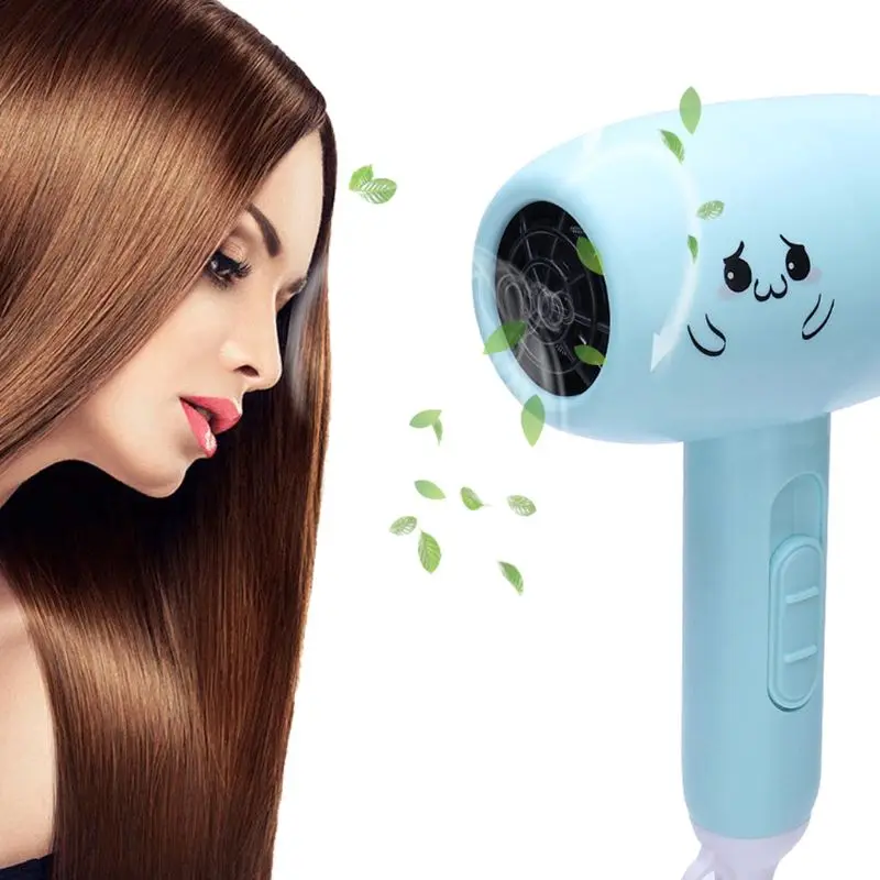 Hair Dryer Mini Hot Cold Blower 1000W Handle Blow Hairdryer Styler Foldable Bathroom Home Travel Portable