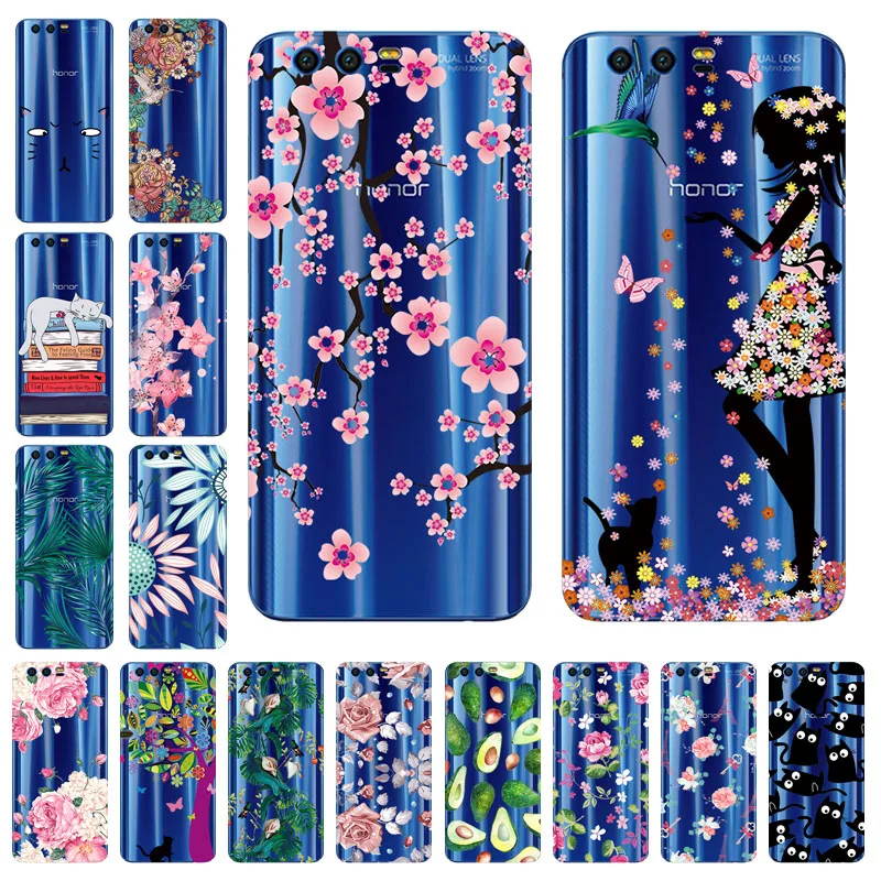 

Silicon Soft TPU Case For Huawei Honor 9 Lite Case Transparent Clear Phone Cover Honor 9 Covers Back Coque Fundas
